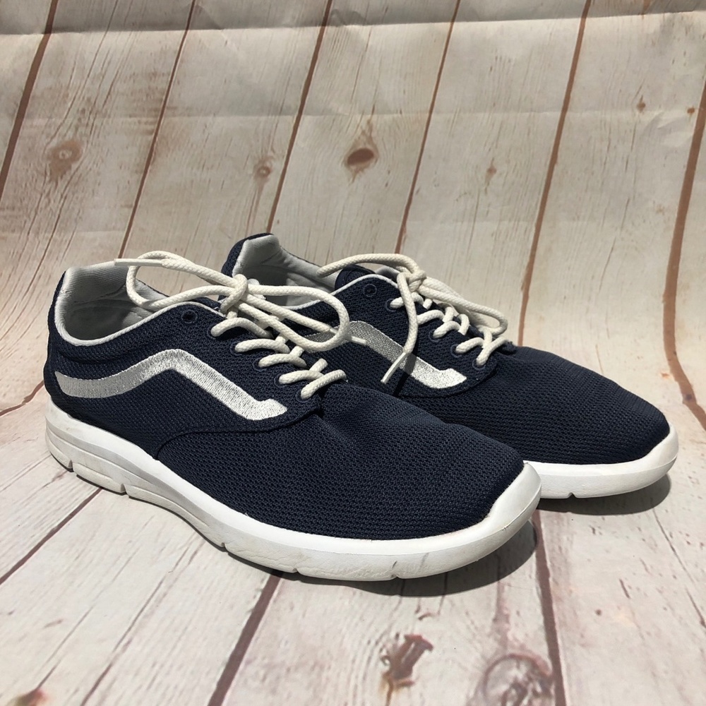 Vans Womens UltraCush Lite Shoes Blue Mesh Size 7.5